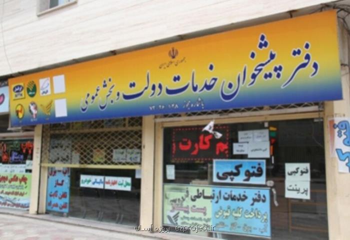 تعطیلی دفاتر پیشخوان بدون کسب اجازه تخلف است