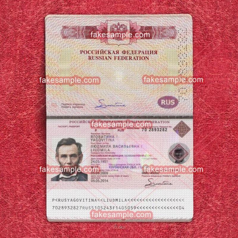 New Zealand Passport Fake Template