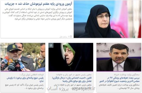 از حذف آزمون ورودی پایه هفتم تیزهوشان تا بررسی مجدد تعرفه های پزشكی