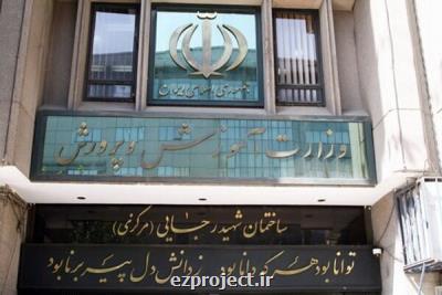 وزارت آموزش وپرورش هیچ كانال رسمی در شبكه های اجتماعی و پیام رسان های خارجی ندارد