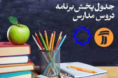 برنامه های درسی روز پنجشنبه هفتم فروردین شبكه آموزش و شبكه چهار